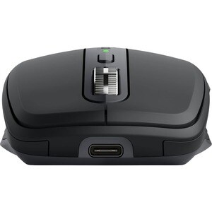 Logitech MX Anywhere 3 Mouse - Bluetooth/Radio Frequency - USB - Darkfield - 6 Button(s) - Graphite - Wireless - 2.40 GHz 