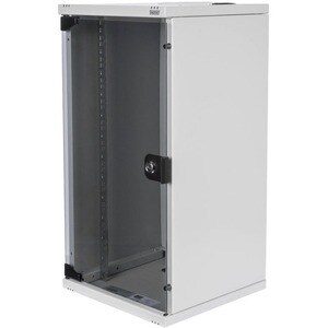 Digitus 12U Wandmontierbar Geschlossener Schrank Rackschrank für Networking - 254 mm Rack Width x 240 mm Rack Depth - Hell