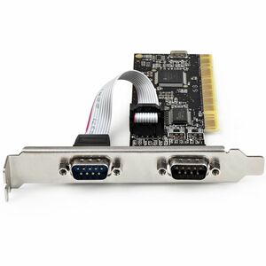 StarTech.com PCI Serial Parallel Combo Card with Dual Serial RS232 Ports (DB9) & 1x Parallel Port (DB25), PCI Adapter Expa