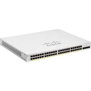 Switch Ethernet Cisco Business 220 CBS220-48P-4G 48 Porte Gestibile - 2 Layer supportato - Modular - 4 Slot SFP - 53 W Con