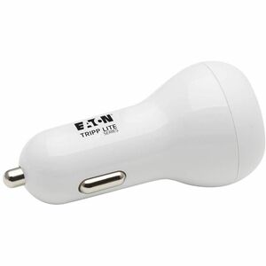 Tripp Lite series U280-C02-30W-K Auto Adapter - 30 W - 12 V DC Input - 5 V DC Output - 3 A - White