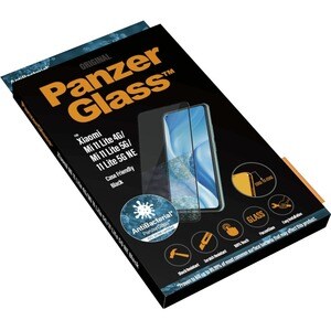 PanzerGlass Original Glass Screen Protector - Crystal Clear, Black - For LCD Smartphone - Scratch Resistant, Shock Resista