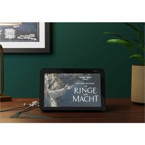 Amazon Echo Show 8 2nd Smart Home Hub - Alexa - IEEE 802.11a/b/g/n/ac - Bluetooth - Anthracite - Camera, Microphone, Speak