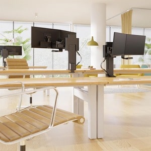 TRACE DUAL MONITORS PANEL CLAMP MATTE BLACK