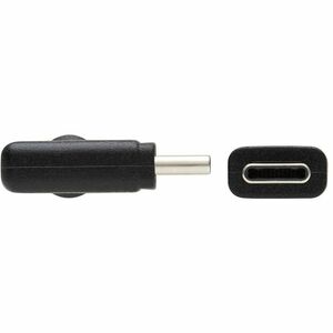 Eaton Tripp Lite Series USB-C Cable (M/M) - USB 3.2 Gen 2 (10 Gbps), 5A (100W) Rating, Thunderbolt 3 Compatible, Right-Ang