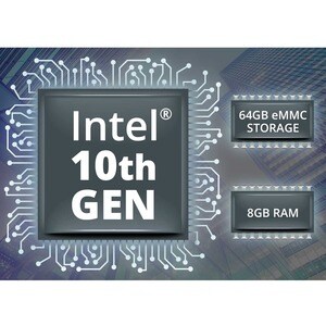 Chrome-Box ViewSonic NMP760 - Intel Celeron 5205U - 8 GB - 64 GB Größe Flash-Speicher - Intel Chip - ChromeOS - Intel UHD 