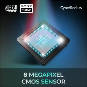 Adesso CyberTrack 6S Webcam - 8 Megapixel - 30 fps - USB 2.0 - TAA Compliant - 3840 x 2160 Video - CMOS Sensor - Manual Fo