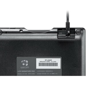 Wacom STU-540 Unterschrifblock - 108 mm x 65 mm Aktiver Bereich - Kabel - 12,7 cm (5 Zoll) LCD - 800 x 480 - USB - PPI2540