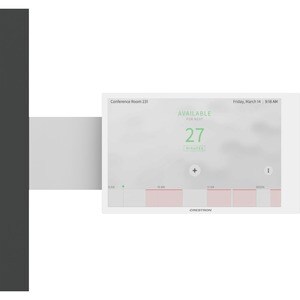 Crestron TSW-770/1070-MUMK-W Mullion Mount for Collaboration Display, Lighting Bar - White - Aluminium