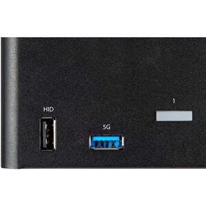 StarTech.com 2 Port Triple Monitor DisplayPort KVM Switch 4K 60Hz UHD HDR, DP 1.2 KVM Switch, 2-Pt USB 3.0 Hub, 4x USB HID