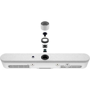 Logitech Rally Bar Mini - Videokonferenz-Kamera - 30 fps - Weiß - USB 3.0 - 3840 x 2160 Pixel Videoauflösung - 120° Angle 