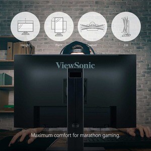 ViewSonic OMNI XG2431 24 Inch 1080p 0.5ms 240Hz Gaming Monitor with AMD FreeSync Premium, Advanced Ergonomics, Eye Care, H
