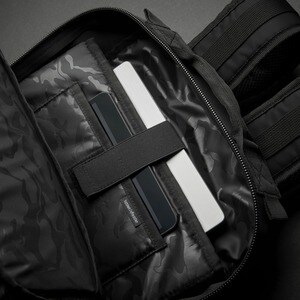 V7 Elite Black Ops CBX16-OPS-BLK Carrying Case (Backpack) for 16" to 16.1" Notebook - Black - Water Resistant Bottom - 600