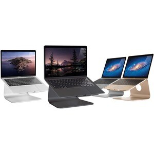 Rain Design mStand Laptop Stand - Black - mStand transforms your notebook into a stylish and stable workstation so you can