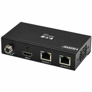 Eaton Tripp Lite Series 2-Port HDMI over Cat6 Splitter - 4K 60 Hz, HDR, 4:4:4, PoC, HDCP 2.2, 230 ft. (70.1 m), TAA - 3840