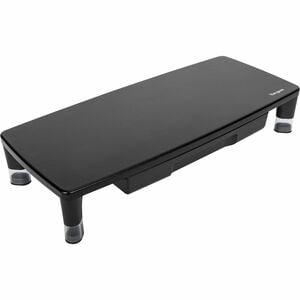 Targus AWE804GL Monitor Riser - 14.97 kg Load Capacity - Black - For Monitor - Pull-out Drawer, Adjustable