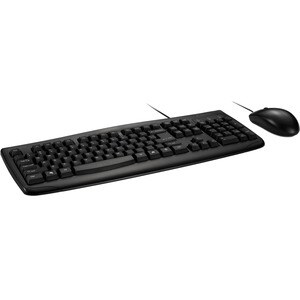 Kensington Pro Fit Washable Wired Desktop Set - USB Cable Keyboard - USB Cable Mouse - Optical - 1600 dpi - Rugged - Scrol