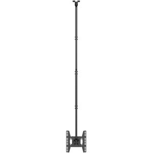 HAGOR PLD Medium Single Wandhalterung für Display - Schwarz - Höhenverstellbar - 1 Unterstützte(r) Display(s)Bildschirmgrö