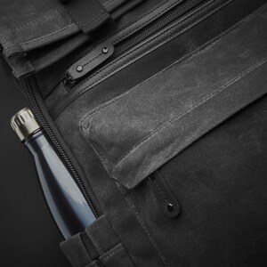 V7 Elite CBXT16-CANVAS Tasche (Rucksack) für 39,6 cm (15,6 Zoll) bis 40,6 cm (16 Zoll) Notebook - Schwarz - Baumwolle, Gew