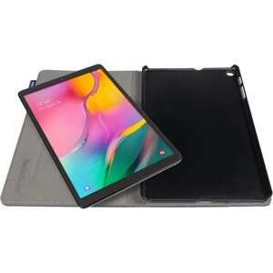 Gecko Covers Easy-click Carrying Case for 25.7 cm (10.1") Samsung Tablet - Black - Plastic, PU Leather Exterior, Velvet In