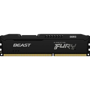 Kingston FURY Beast RAM Module - 8 GB (2 x 4GB) - DDR3-1600/PC3-12800 DDR3 SDRAM - 1600 MHz - CL10 - 1.50 V - Unbuffered -