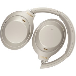 Sony WH-1000XM4 Wired/Wireless Over-the-head Stereo Headset - Silver - Binaural - Circumaural - 1000 cm - Bluetooth - 4 Hz