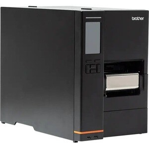 Brother TJ-4422TN Industrial, Desktop Direct Thermal/Thermal Transfer Printer - Monochrome - Label Print - Display Screen 