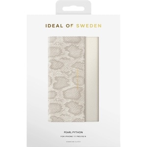 IDEAL SIGNATURE CLUTCH IPHONE X/XS/11 PRO PEARL PYTHON