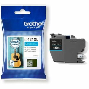 Brother LC421XLC Hoch Kapazität Tintenstrahl Tintenpatrone - Cyan - Original - 1 Pack