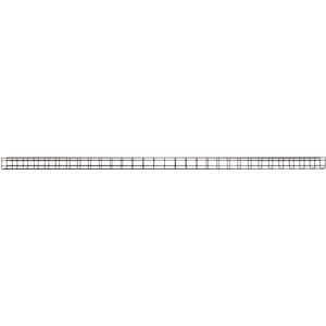 Eaton Tripp Lite Series Wire Mesh Cable Tray - 150 x 100 x 3000 mm (6 in. x 4 in. x 10 ft.), 10 Pack - Cable Tray - Black 