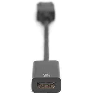 Digitus 20 cm DisplayPort/HDMI AV-Kabel - 1 Stück - Cable for Audio-/Video-Gerät, Computer, Notebook, TV, HDTV, Projektor 