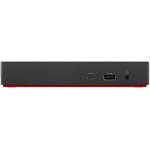 Lenovo USB Type C Docking Station for Notebook - Black - 3.0 Displays Supported - 3840 x 2160 - 2 x USB 2.0 - USB Type-C -