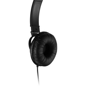 Kensington Kabel Kopfbügel Stereo Headset - Schwarz - Binaural - Geschlossen - 182,9 cm Kabel - Geräuschunterdrückung Mikr