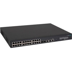 HPE FlexNetwork 5140 24G PoE+2SFP+2XGT EI Switch - 26 Ports - Manageable - Gigabit Ethernet, 10 Gigabit Ethernet - 10/100/