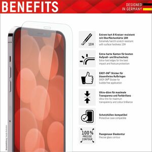 Displex Case for Apple iPhone 13 Pro Smartphone - Transparent - Impact Resistant, Drop Resistant, Break Resistant, Knock R