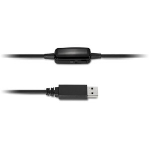 KENSINGTON HIFI USB HEADPHONES WITH MIC AND VOLUME CONTROL BUTT