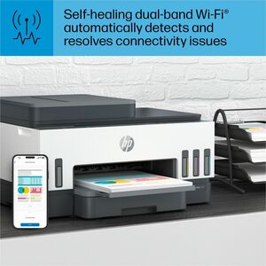 HP Smart Tank 7301 All-in-One Printer-Multifunction printer-color-ink-jet-refillable-Copier/Scanner-4800x1200 dpi Print-Au