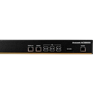 AVOCENT ACS8000 8 PORT CONSOLE SYSTEM WITH DUAL AC POWER SUPPLY AND ANALOG MODEM