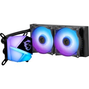 MSI Liquid Cooling MAG CoreLiquid C240 - 120 mm Maximum Fan Diameter - 2 x Fan(s) - 133.76m³/h Maximum Airflow - 2000 rpm 