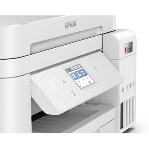 Epson ET-4856 Wireless EcoTank Inkjet Multifunction Printer - Colour - White - Copier/Fax/Printer/Scanner - 33 ppm Mono/20