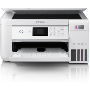 Epson ET-2856 Wireless EcoTank Inkjet Multifunction Printer - Colour - White - Copier/Printer/Scanner - 33 ppm Mono/15 ppm