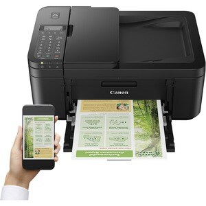 Canon PIXMA TR4720 Inkjet Multifunction Printer-Color-Black-Copier/Fax/Scanner-4800x1200 dpi Print-Automatic Duplex Print-