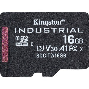 16GB MICROSDHC INDUSTRIAL C10 A1 PSLC CARD + SD ADAPTER