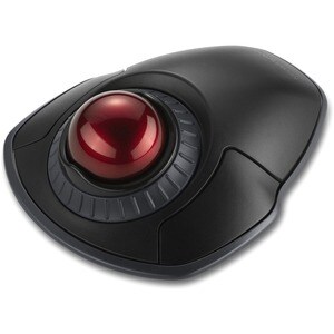 Kensington Orbit Wireless Trackball with Scroll Ring - Black - Optical - Wireless - Bluetooth/Radio Frequency - 2.40 GHz -
