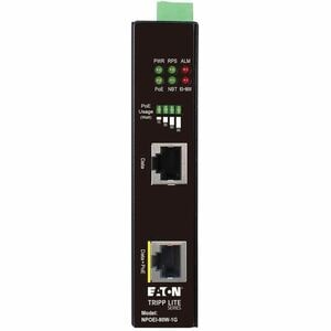 Eaton Tripp Lite Series Industrial Gigabit Ethernet PoE injector, 90W PoE++, 802.3bt, Midspan, -40℃ to +75℃, IP30 housing,