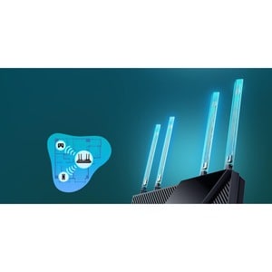 TP-Link Archer AX55 Wi-Fi 6 IEEE 802.11ax Ethernet Drahtlos Router - Dualband - 2,40 GHz ISM-Band - 5 GHz UNII-Band - 4 x 