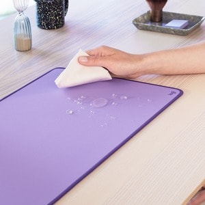 Logitech Desk Mat - Studio Series, Multifunctional Large Desk Pad, Anti-slip Base, Spill-resistant Durable Design, Lavende