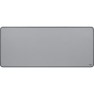 Logitech Mouse Pad - 300 mm x 700 mm Dimension - Grey - Natural Rubber, Nylon, Polyester - Anti-slip, Anti-fray, Spill Res