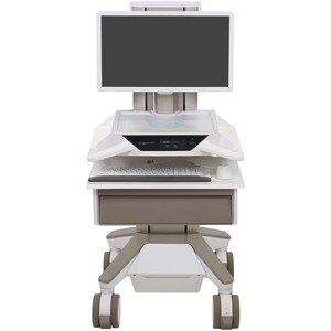 Ergotron CareFit Medizinische Warenkorb - TAA-konform - 1 Schubfach - Drücken/Ziehen Griff - 17,01 kg Kapazität - 4 Rollen