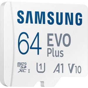 Samsung EVO Plus 64 GB Class 10/UHS-I (U1) V10 microSDXC